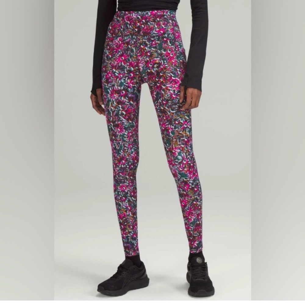 Lululemon" Swift Speed High Rise Tight 28" Floral Electric Multi